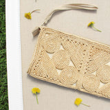 Vintage 60's Woven Clutch: Alternate View #2