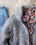 Vintage 60's Hand Knit Nubby Sweater: Alternate View #2