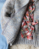 Vintage 60's Hand Knit Nubby Sweater: Alternate View #3