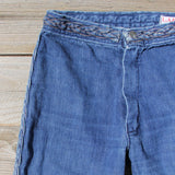 Vintage 70's Braided Jeans: Alternate View #2