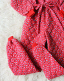 Vintage 70's Calico Pajamas: Alternate View #3