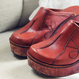 Vintage 70's Sweet Clogs: Alternate View #2