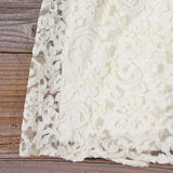 Vintage 70's Lace & Chiffon Dress: Alternate View #3