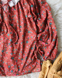 Vintage 70's Sweet Blooms Blouse: Alternate View #3