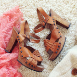 Vintage 70's Platform Sandals: Alternate View #1