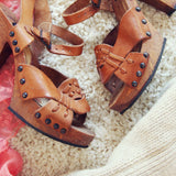 Vintage 70's Platform Sandals: Alternate View #2