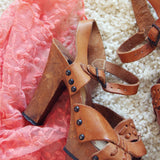 Vintage 70's Platform Sandals: Alternate View #3