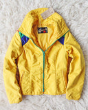 Vintage 70's Rainbow Ski Coat: Alternate View #1