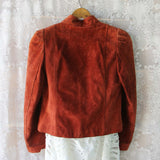 Vintage 70's Rust Suede Jacket: Alternate View #3
