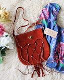 Vintage 70's Suede Tote: Alternate View #1