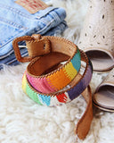 Vintage 70's Tapestry Belt: Alternate View #2