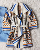 Vintage 70's Native Blanket Sweater: Alternate View #1