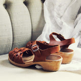 Vintage 70's Woven Sandals: Alternate View #4