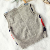 Vintage Argyle Vest: Alternate View #3