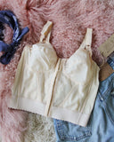 Vintage Lace Bustier: Alternate View #1