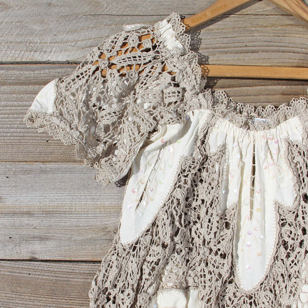 Vintage Battenburg Lace Dress