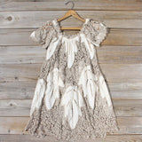 Vintage Battenburg Lace Dress: Alternate View #1