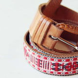 Vintage Boho Embroidered Belt: Alternate View #2