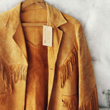 Vintage Fringe Vegan Coat: Alternate View #2
