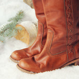 Vintage Braided Campus Boots: Alternate View #2