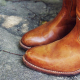 Vintage Braided Campus Boots: Alternate View #3
