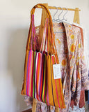 Vintage 70's Rainbow Tote: Alternate View #1