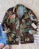 Vintage Camo & Floral Jacket: Alternate View #1