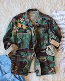 Vintage Camo & Lemon Jacket: Alternate View #1