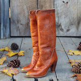 Vintage Caramel Dingo Boots: Alternate View #1