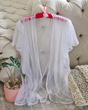 Vintage Chiffon & Beaded Duster: Alternate View #1