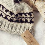 Vintage Cowichan Knit Beanie: Alternate View #2