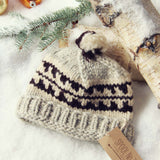 Vintage Cowichan Knit Beanie: Alternate View #1