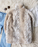 Vintage Cozy Faux Fur Coat: Alternate View #3