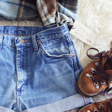 Vintage Cuffed Wrangler Shorts: Alternate View #2