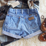 Vintage Cuffed Wrangler Shorts: Alternate View #3