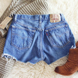 Vintage Cut-Off Jean Shorts: Alternate View #2