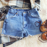 Vintage Cut-Off Wrangler Shorts: Alternate View #1