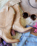 Vintage Sweet Stitch Boots: Alternate View #2