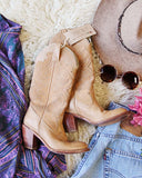 Vintage Sweet Stitch Boots: Alternate View #1