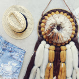 Vintage Feathered Dream Catcher: Alternate View #2