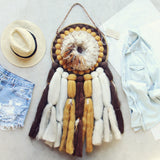 Vintage Feathered Dream Catcher: Alternate View #1