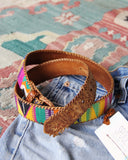Vintage 70's Tapestry Belt: Alternate View #2