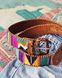 Vintage 70's Tapestry Belt: Alternate View #3