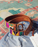 Vintage 70's Tapestry Belt: Alternate View #1