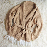 Vintage Lace Fisherman's Sweater: Alternate View #1