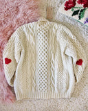 Vintage Fishermans Heart Sweater #1: Alternate View #3
