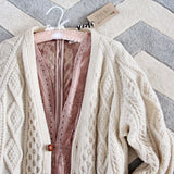 Vintage Irish Fisherman's Knit Sweater: Alternate View #2