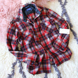 Sweet Vintage Boyfriend Plaid Shirt: Alternate View #1