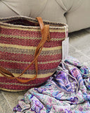 Vintage French Shopping Tote: Alternate View #2
