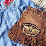 Vintage Thunderbird Fringe Tote: Alternate View #2